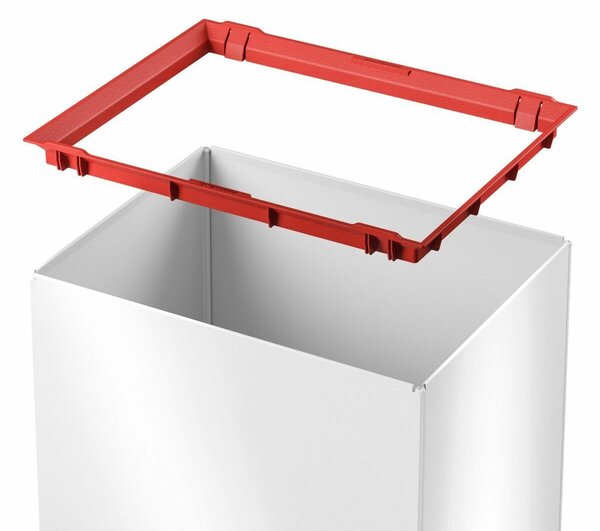 Hailo Big-Box Swing szemetes, XL méret, fehér, 52 L, 0860-231