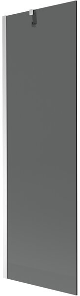 Mexen Next, kádparaván 1 szárny 60 x 150 cm, fix szárny, 6 mm szürke üveg, króm profil, 895-060-000-00-40-01