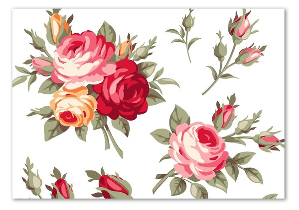 Egyedi üvegkép Roses