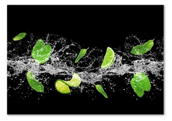 Akril üveg kép Lime mentával