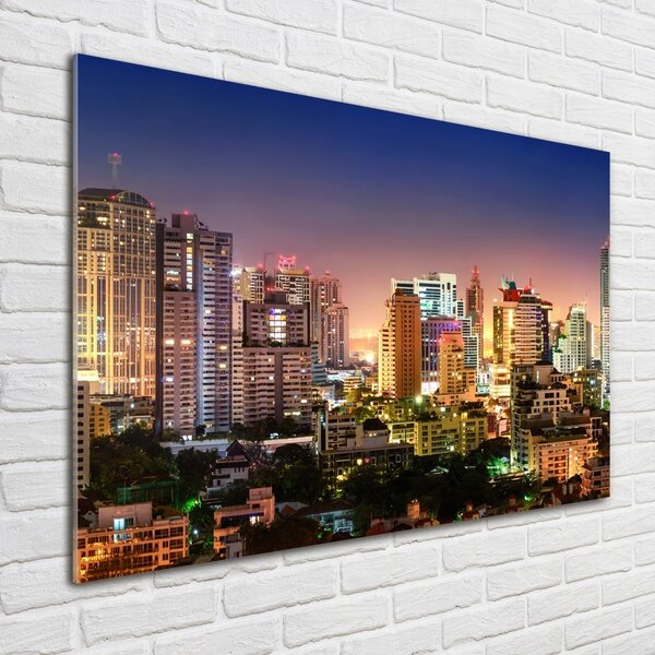 Akrilüveg fotó Bangkok éjszakai