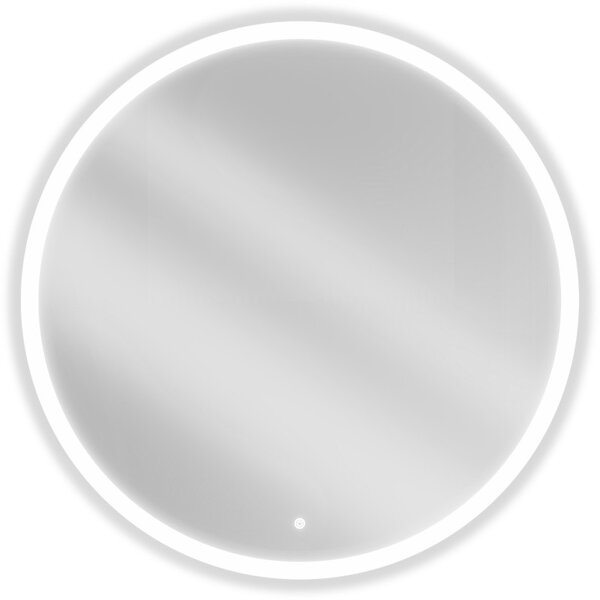 Mexen Oro, Kerek LED háttérvilágítású fürdőszobai tükör 100cm, 6000K, Páramentes fűtőbetét, 9824-100-100-611-00