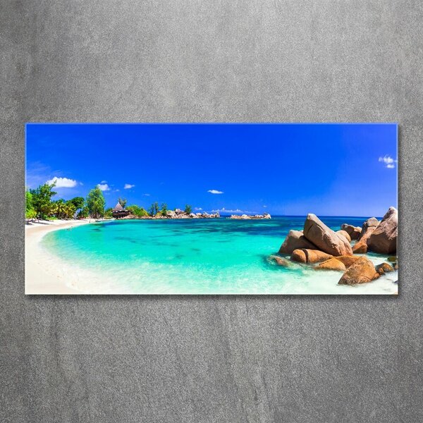 Akril üveg kép Strand seychelles
