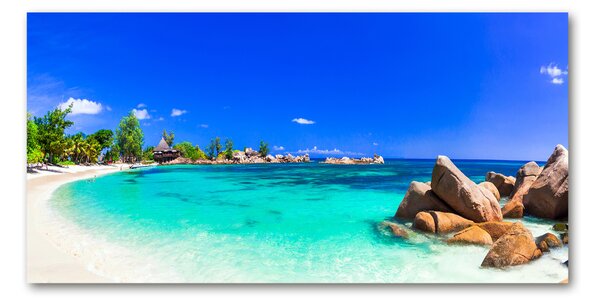 Akril üveg kép Strand seychelles