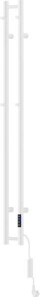 Mexen Pino, elektromos fűtőelem törülközőtartóval 1405x137 mm, 150 W, fehér, W301-1405-137-00-20