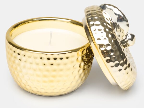 Sinsay - Arany színű illatos gyertya alma formában, gyümölcsös illattal - arany