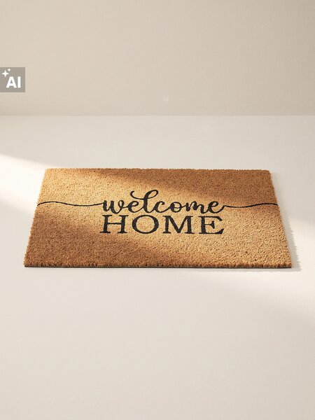 Sinsay - Lábtörlő Welcome home felirattal - többszínű