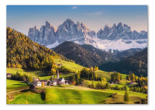 Üvegfotó Panoráma a hegyek