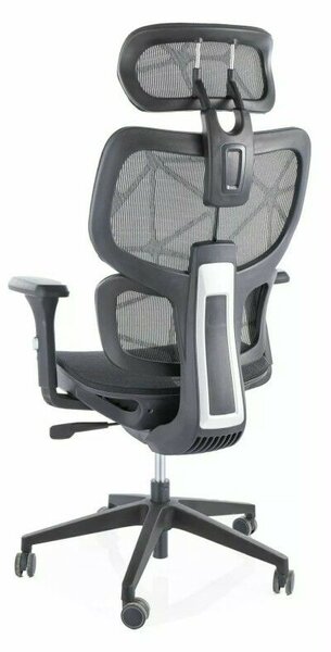 Devon Ergonomikus Hálós Forgószék Fekete Multiblock