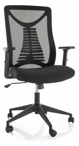 Q-330R Ergonomikus Hálós Forgószék Fekete