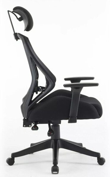 Q-406 M Ergonomikus Hálós Forgószék Fekete Multiblock