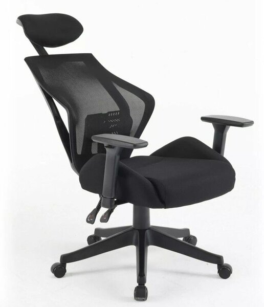 Q-406 M Ergonomikus Hálós Forgószék Fekete Multiblock