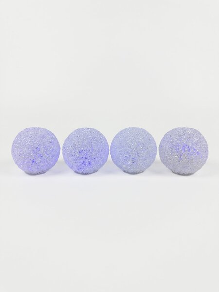 Sinsay - Kerek RGB LED asztali lámpa szett 4 pack - fehér