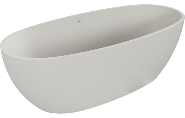 Mexen Torino, szabadon álló konglomerátum kád 155x78 cm, beton matt, 57271557861