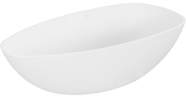 Mexen Imola, szabadon álló konglomerátum kád 150 x 77 cm, fehér matt, 57281507600