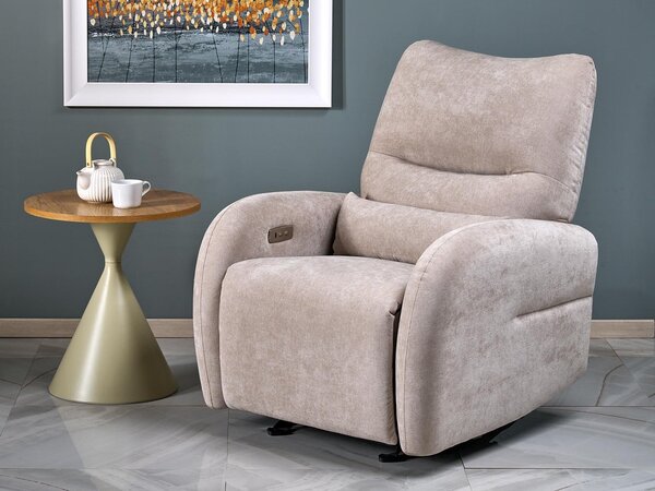 Relax fotel Houston 2226, Kárpit, 81x85x85cm, Bézs