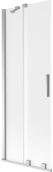 Mexen Velar, 2 szárnyas eltolható kádparaván 70 x 150 cm, 8 mm mattüveg, króm, 896-070-000-31-01