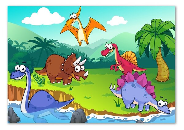 Akrilkép Dinoszauruszok