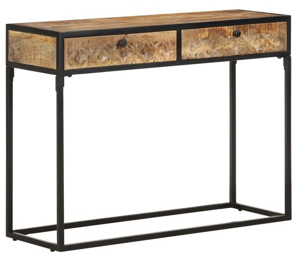 VidaXL tömör mangófa tálalóasztal 100 x 35 x 75 cm