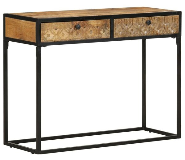 VidaXL tömör mangófa tálalóasztal 100 x 35 x 75 cm