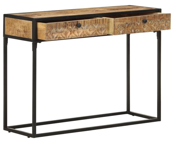 VidaXL tömör mangófa tálalóasztal 100 x 35 x 75 cm