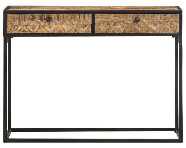VidaXL tömör mangófa tálalóasztal 100 x 35 x 75 cm