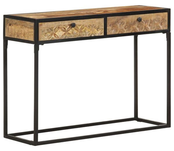 VidaXL tömör mangófa tálalóasztal 100 x 35 x 75 cm