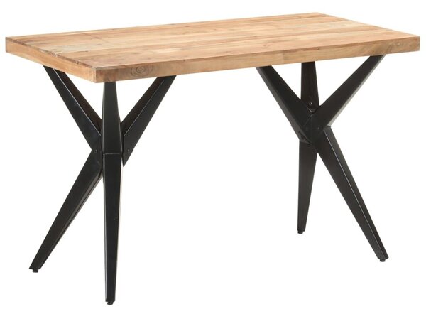 VidaXL tömör akácfa étkezőasztal 120 x 60 x 76 cm