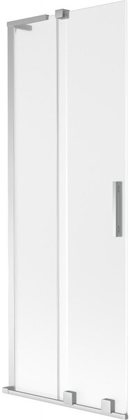 Mexen Velar L, 2 szárnyas eltolható kádparaván 70 x 150 cm, 8 mm mattüveg, króm, 896-070-003-31-01