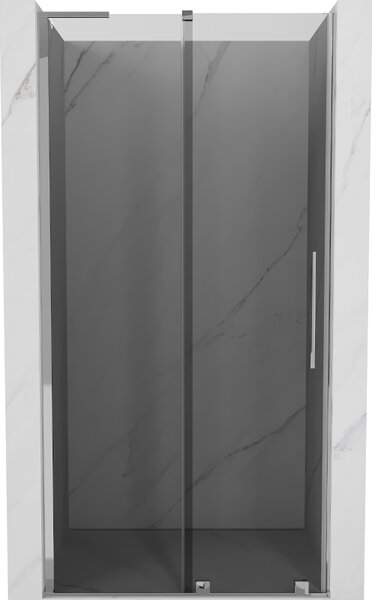 Mexen Velar L, tolózuhanyajtó 90 cm-es nyitáshoz, 8mm szürke üveg, króm, 871-090-003-41-01