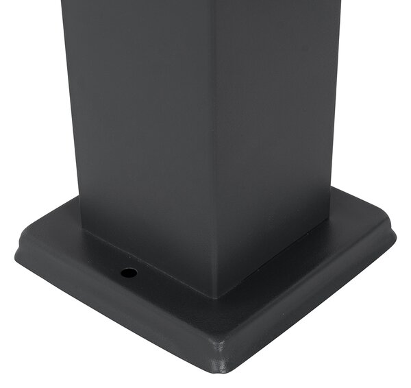 Kültéri lámpa sötétszürke 80 cm foglalattal IP44 - Malios