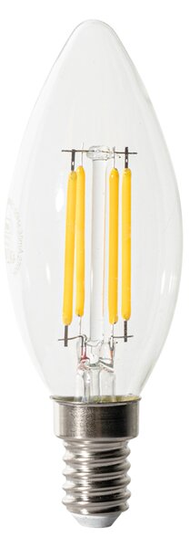 5 darabos E14 3 lépésben dimmelhető LED izzókészlet B35 átlátszó 4W 450 lm 2700K