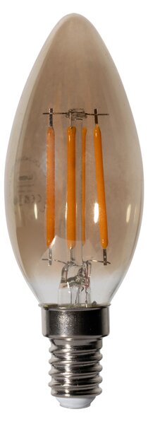 5 darabos E14 dimmelhető LED izzókészlet B35 füstszínű 4W 300 lm 2200K