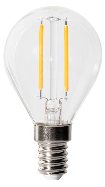 5 darabos E14 dimmelhető LED izzókészlet P45 átlátszó üveg 3W 250 lm 2200K