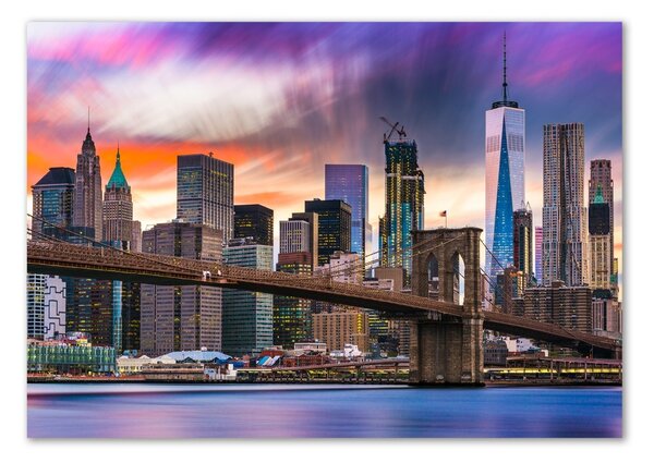 Üvegkép nyomtatás Manhattan new york city