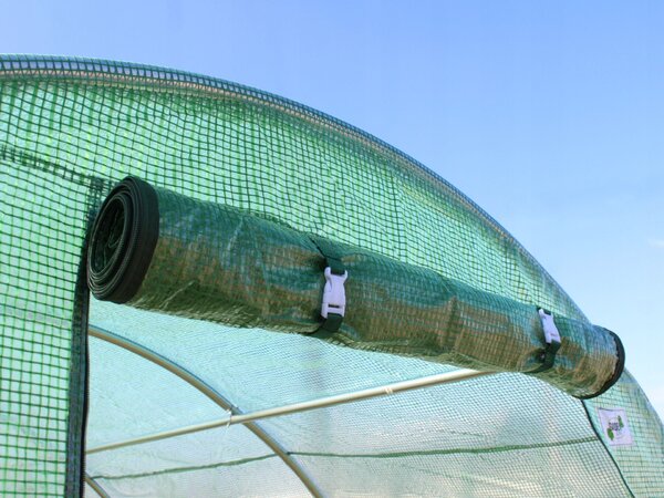 Kerti fóliasátor - Zöld - 10 x 4 m