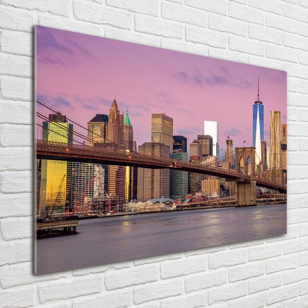 Üvegkép nyomtatás Manhattan new york city