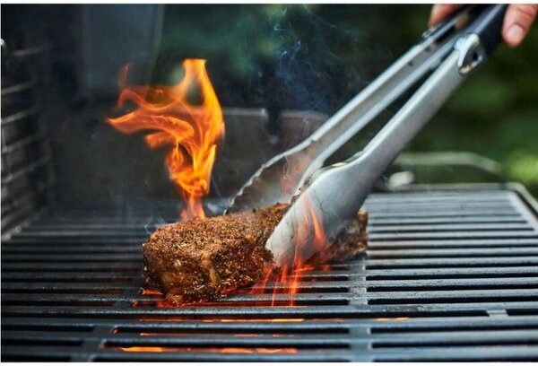 2db grill edény készlet Weber WB 6645 Premium, Doboz, Clip, Spatula, Rozsdamentes acél, Inox/fekete