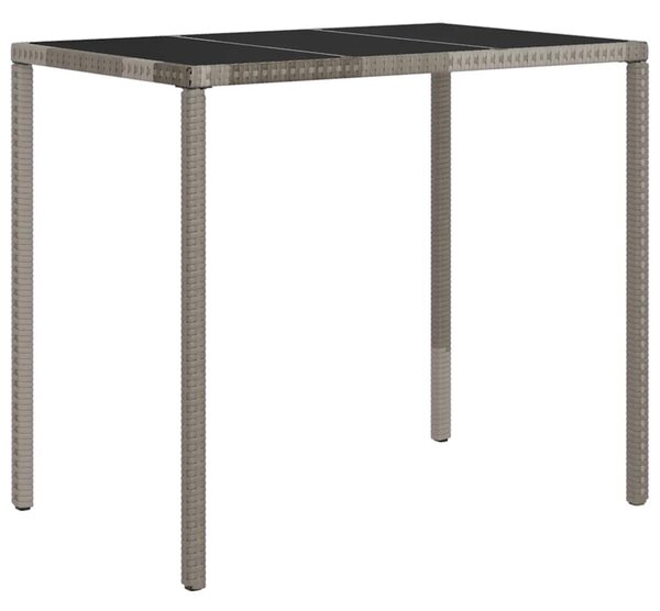 4 részes szürke polyrattan kerti ülőgarnitúra párnákkal