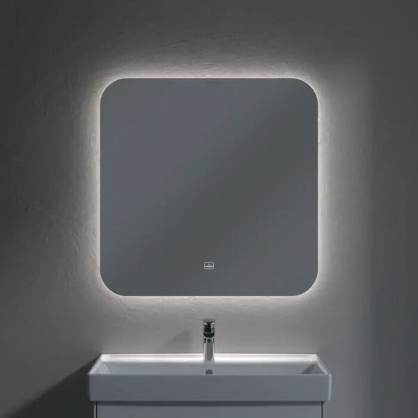 More to See Lite tükör 80x80cm, LED világítással