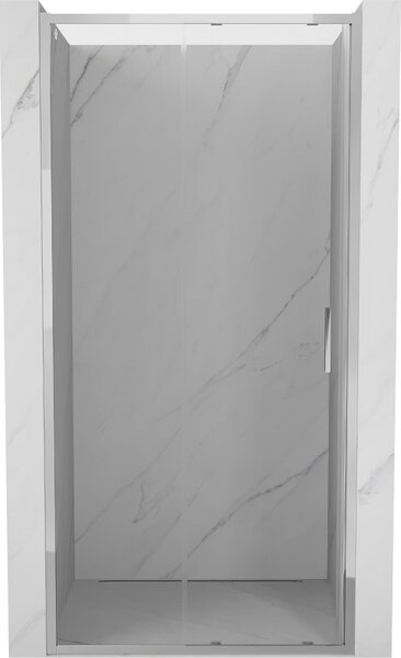 Mexen Exo, nyitható tolóajtó 90x200 cm, 6mm átlátszó üveg, króm profil, 8151-090-000-01-00