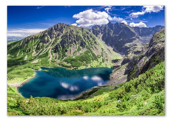 Akril üveg kép Fekete tó tatry