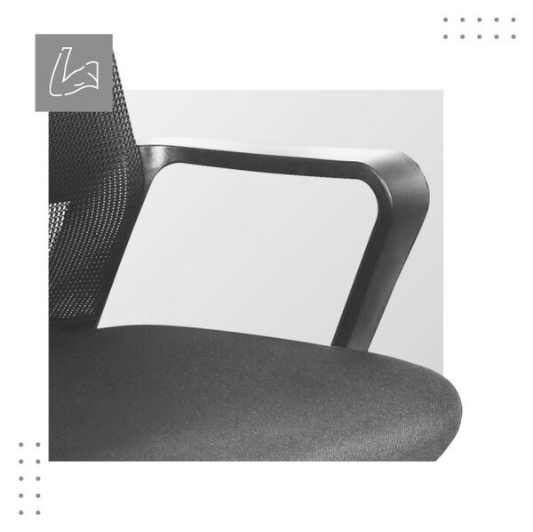 Ergonomikus forgószék fekete