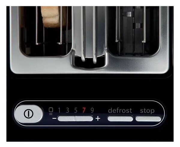 Bosch TAT8613N 9 2 szeletes 860 W Fekete kenyérpirító