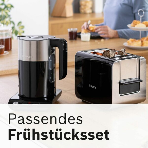 Bosch TAT8613N 9 2 szeletes 860 W Fekete kenyérpirító
