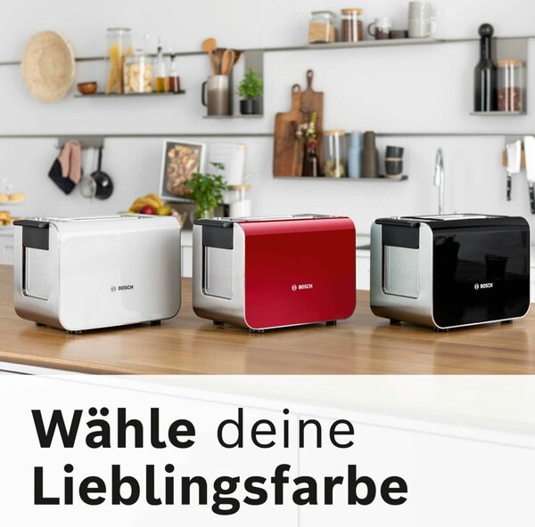 Bosch TAT8613N 9 2 szeletes 860 W Fekete kenyérpirító