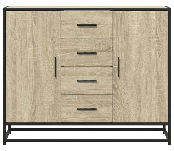 VidaXL sonoma tölgy színű szerelt fa tálalóasztal 92 x 35 x 76 cm