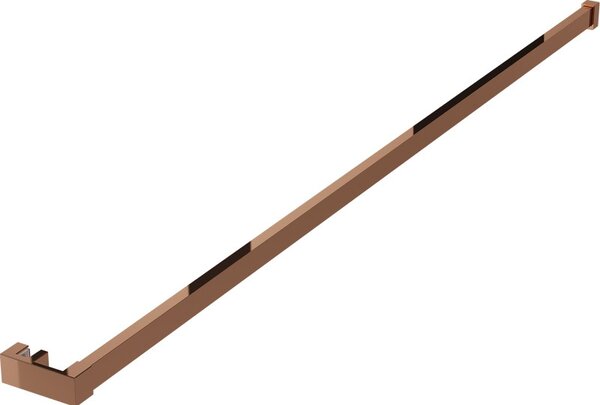 Mexen Kioto, törölközőtartó zuhanyparavánhoz, max. 140 cm, rózsa arany, 800-06-60