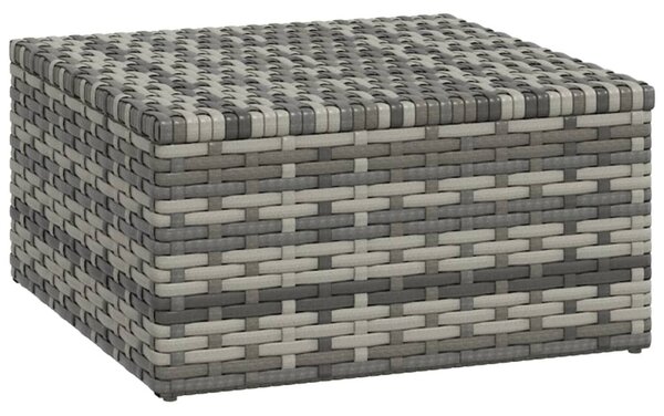 3 részes szürke polyrattan kerti ülőgarnitúra párnákkal