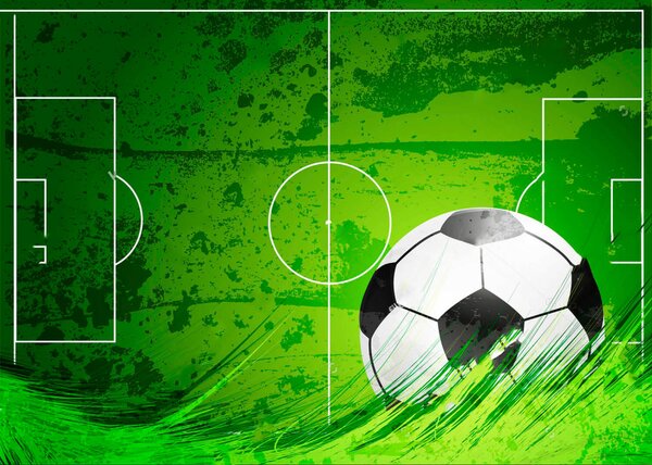 Fotótapéta Futball labda egy zöld pályán, Népszerű fotótapéta, Népszerű fotótapéta, u72784 - Tapeko.hu